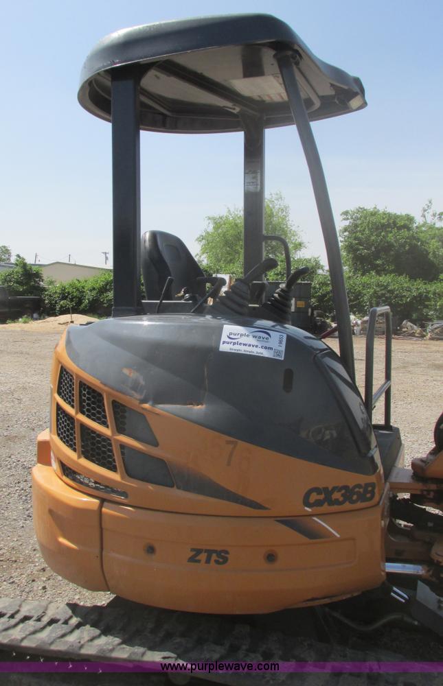 image for item I9653 2010 Case CX36B ZTS compact excavator