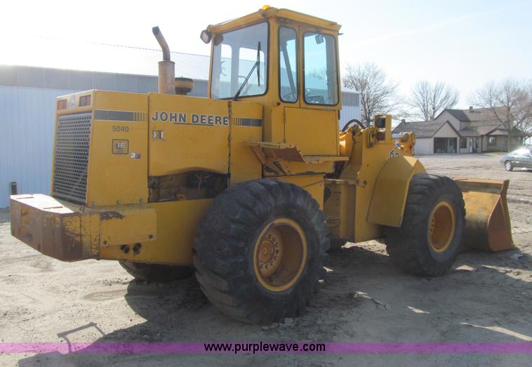 image for item J3481 1992 John Deere 624E wheel loader