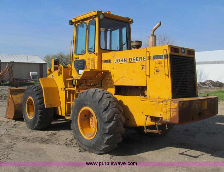 image for item J3481 1992 John Deere 624E wheel loader