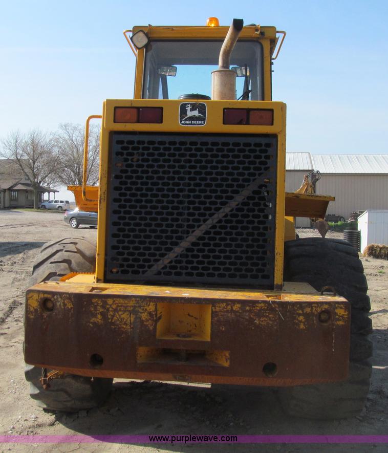 image for item J3481 1992 John Deere 624E wheel loader