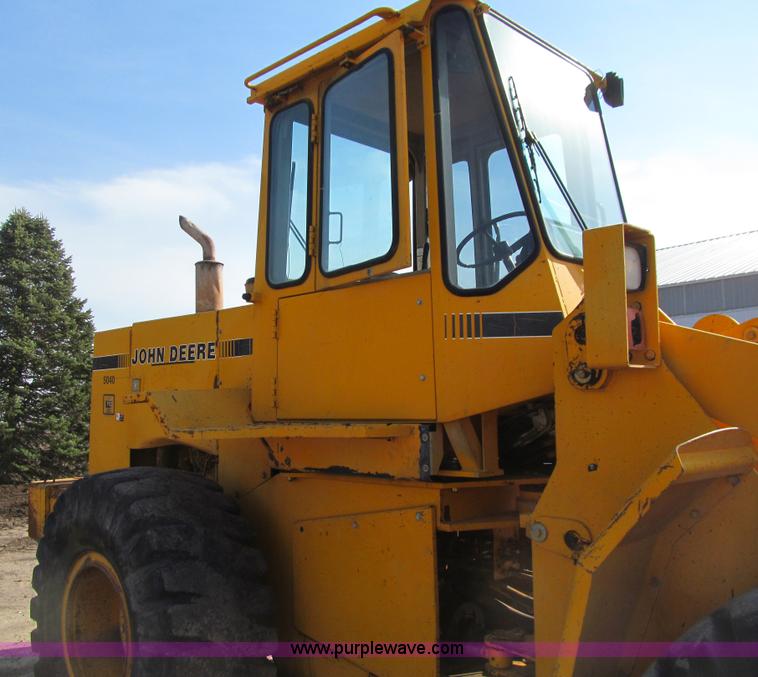 image for item J3481 1992 John Deere 624E wheel loader