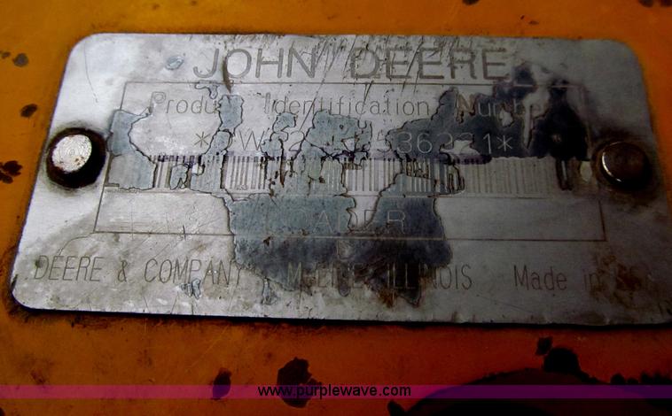 image for item J3481 1992 John Deere 624E wheel loader