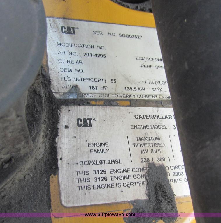 image for item E4704 2003 Caterpillar 325CL Long Reach excavator