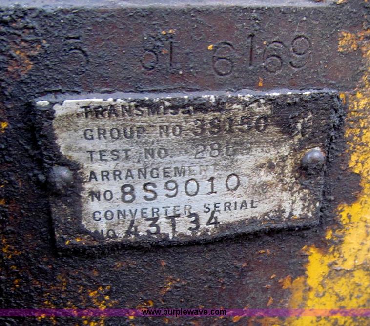 image for item E4714 1970 Caterpillar 627 scraper