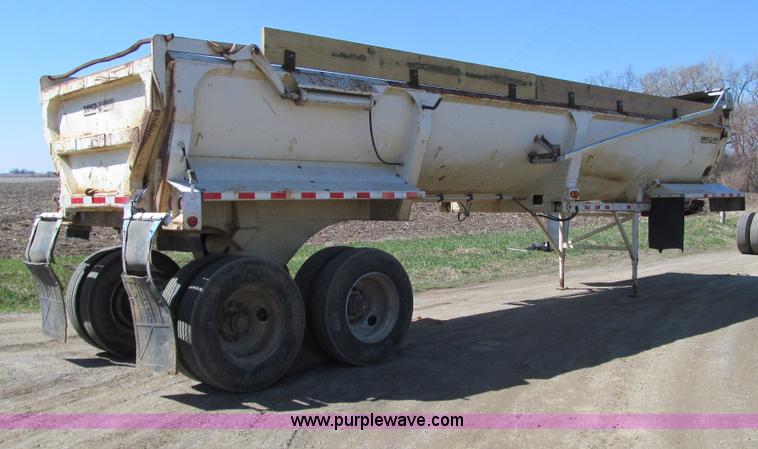 image for item E4716 1997 Ranco-anvil frame-less end dump trailer