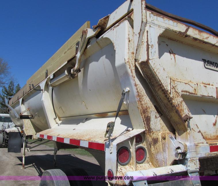 image for item E4716 1997 Ranco-anvil frame-less end dump trailer