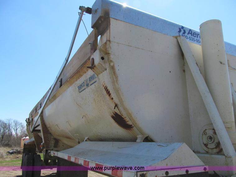 image for item E4716 1997 Ranco-anvil frame-less end dump trailer