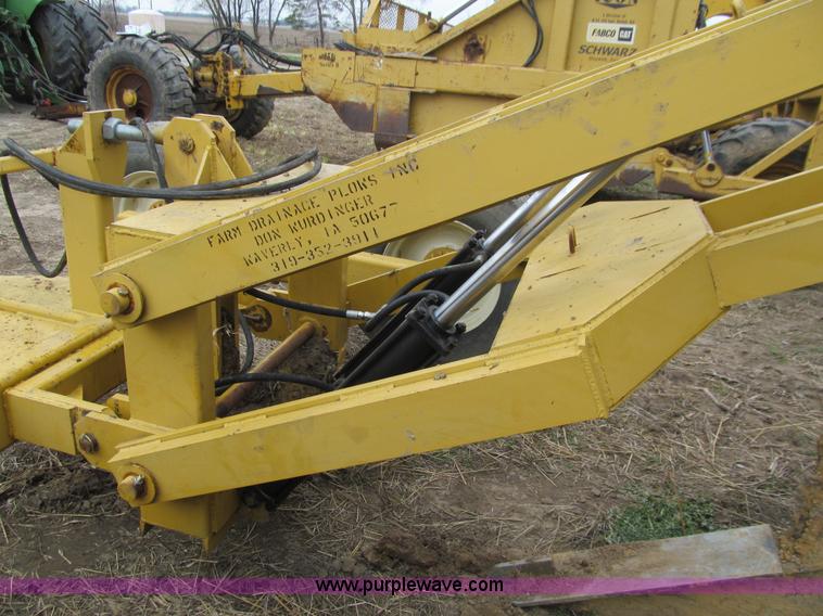 Farm Drainage Plows, Inc. tile plow in Letts, IA Item E4728 sold