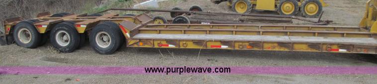 image for item E4743 1982 Talbert triple axle lowboy trailer