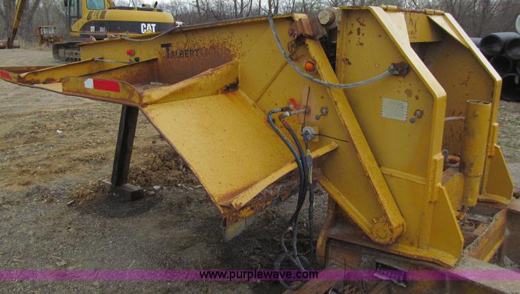 image for item E4743 1982 Talbert triple axle lowboy trailer