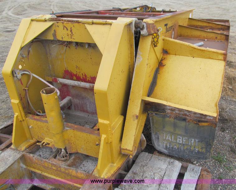 image for item E4743 1982 Talbert triple axle lowboy trailer