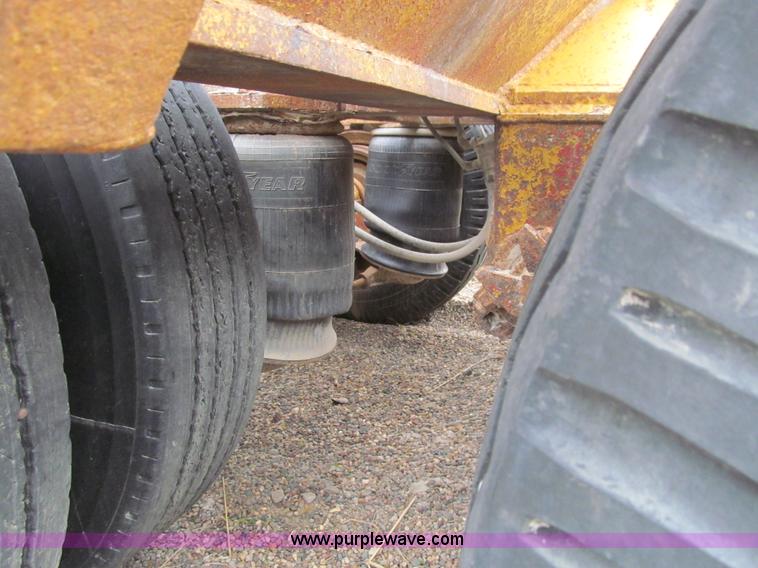 image for item E4743 1982 Talbert triple axle lowboy trailer