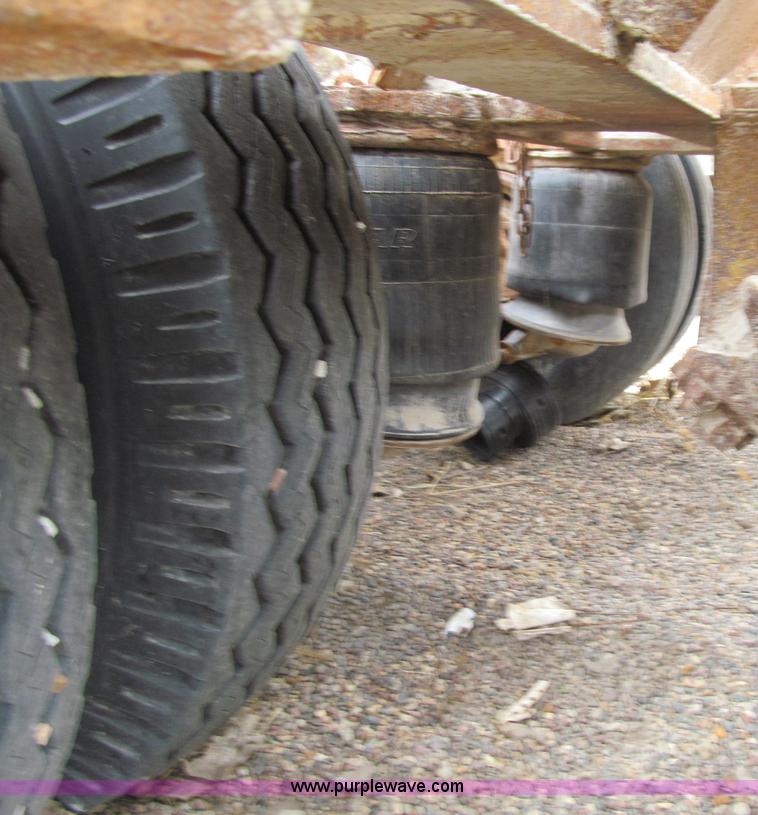 image for item E4743 1982 Talbert triple axle lowboy trailer