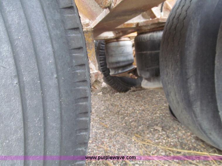 image for item E4743 1982 Talbert triple axle lowboy trailer