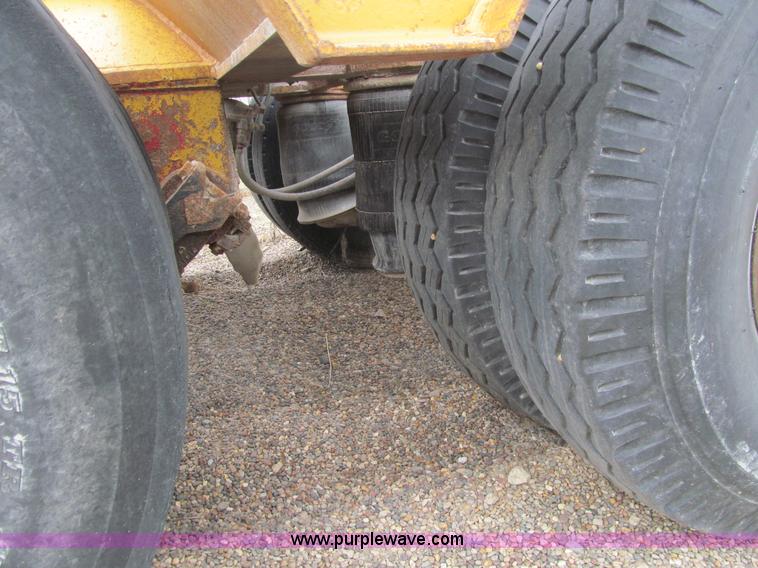 image for item E4743 1982 Talbert triple axle lowboy trailer