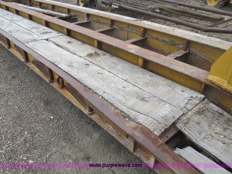 image for item E4743 1982 Talbert triple axle lowboy trailer