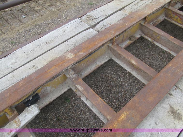 image for item E4743 1982 Talbert triple axle lowboy trailer