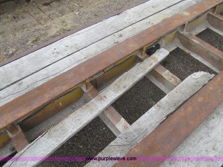 image for item E4743 1982 Talbert triple axle lowboy trailer