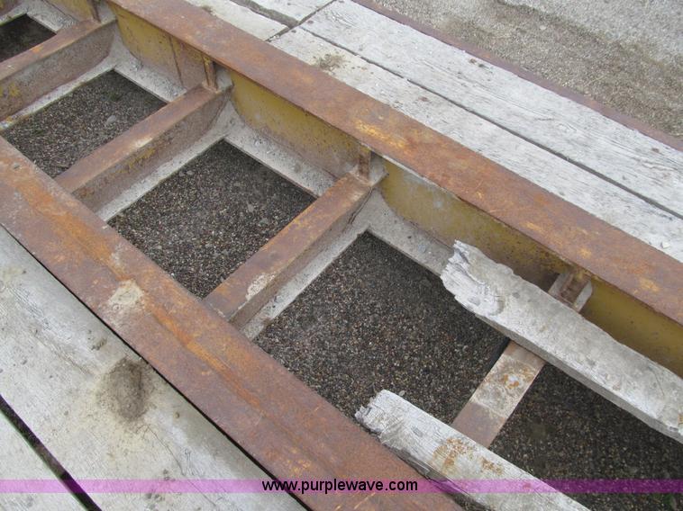 image for item E4743 1982 Talbert triple axle lowboy trailer