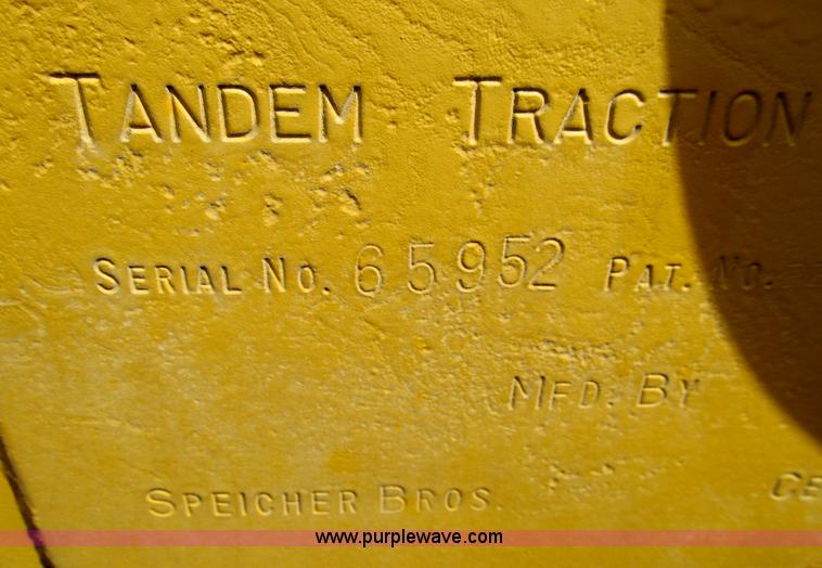 image for item E4744 Speicher tile trenching machine