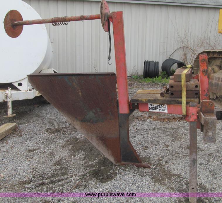 image for item E4762 McCormick Equipment silt fence plow