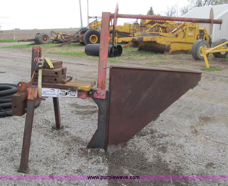 image for item E4762 McCormick Equipment silt fence plow