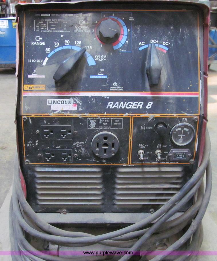 image for item E4768 Lincoln Ranger 8 welder