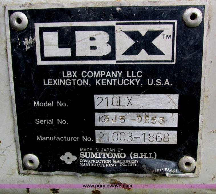 image for item I4186 2005 Link Belt 210LX excavator