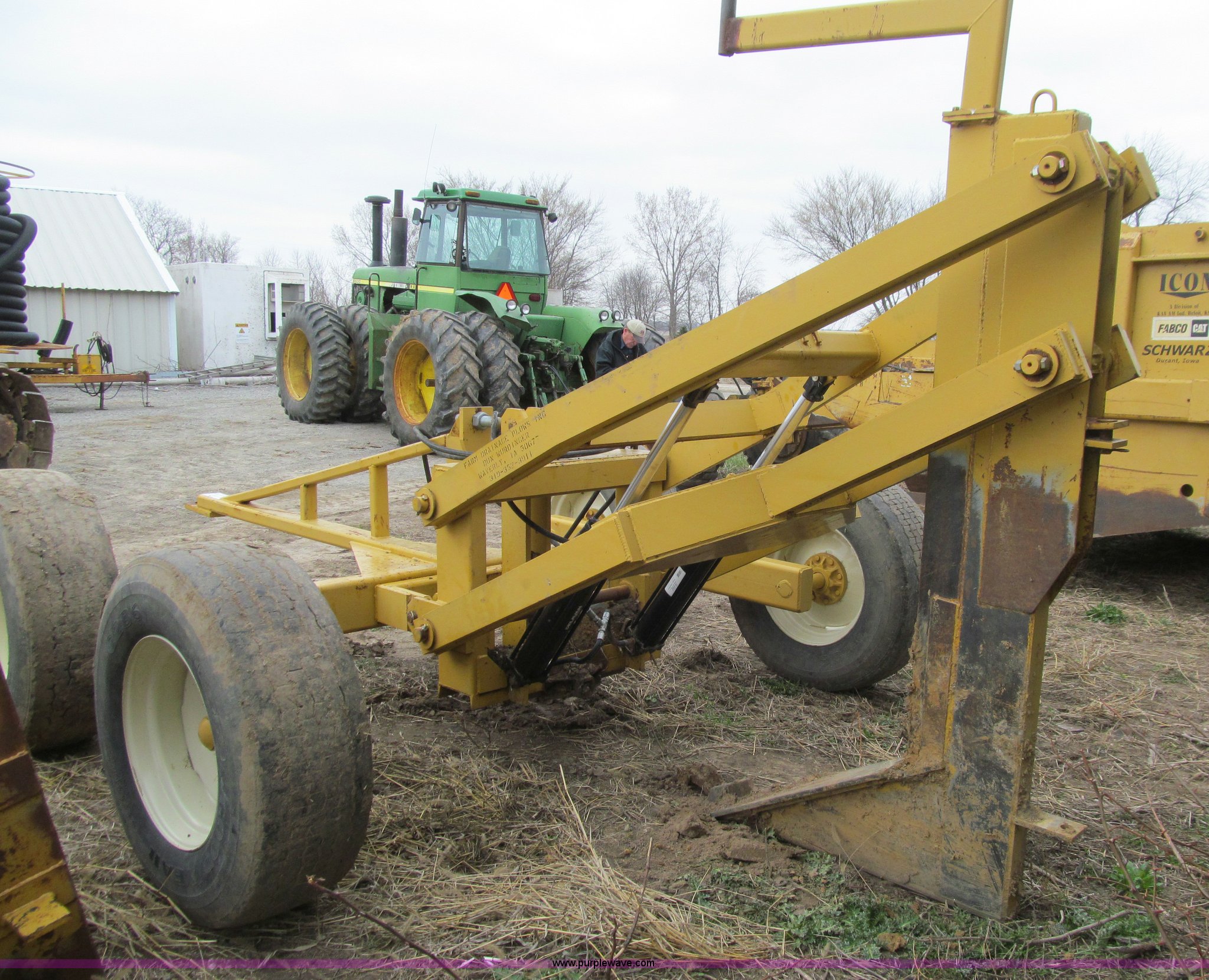 Farm Drainage Plows, Inc. tile plow in Letts, IA Item E4728 sold