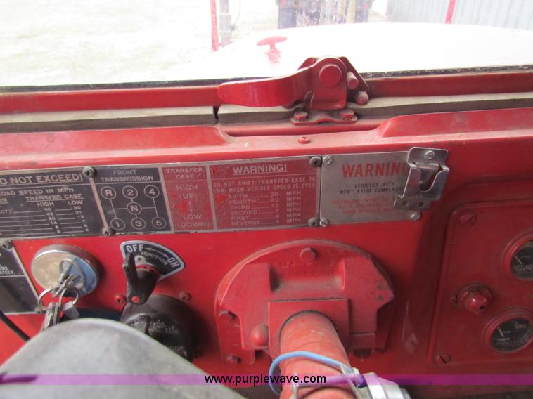 image for item AN9908 1957 Utic M35 fire truck