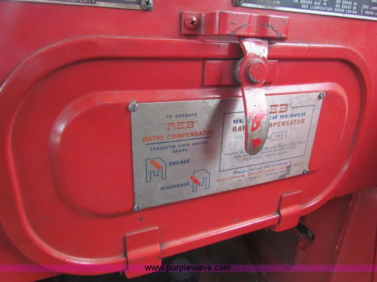 image for item AN9908 1957 Utic M35 fire truck