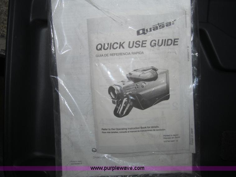 image for item AQ9828 Quasar VHS camcorder