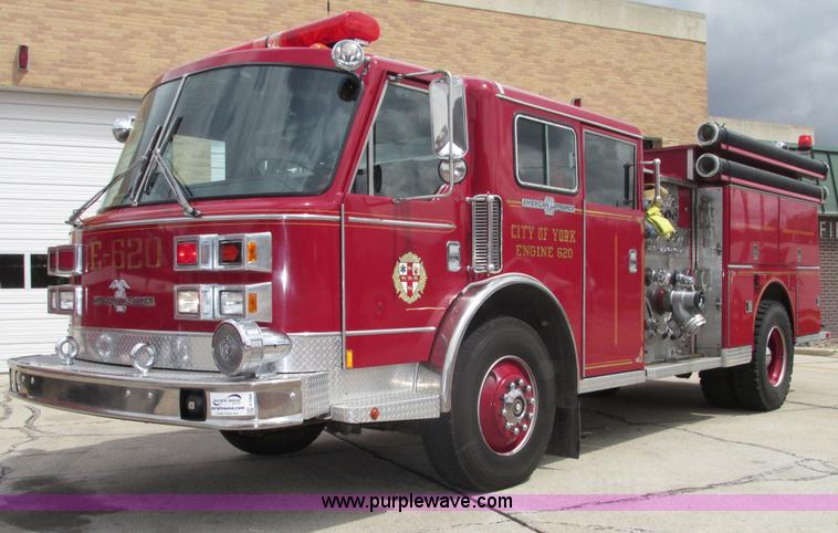 image for item F7366 1992 American Lafrance Century 2000 pumper fire truck