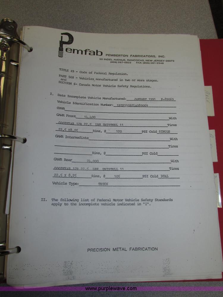 image for item F7366 1992 American Lafrance Century 2000 pumper fire truck