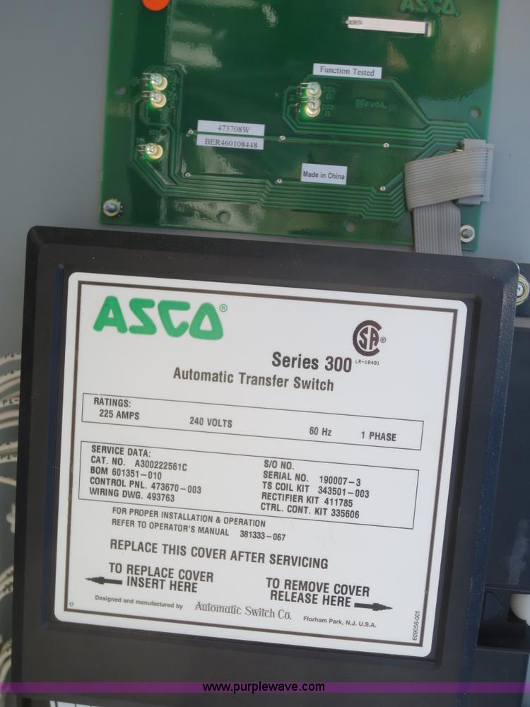 image for item F8242 Skid mounted 50K generator