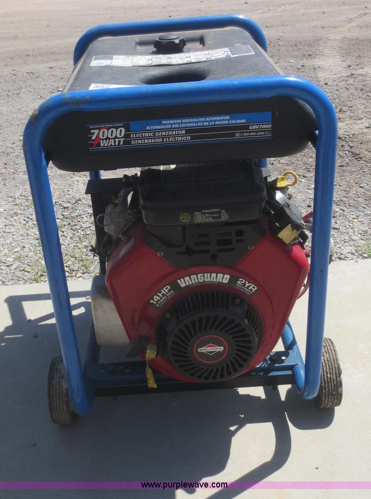 image for item F8246 Devilbiss GBV7000 generator