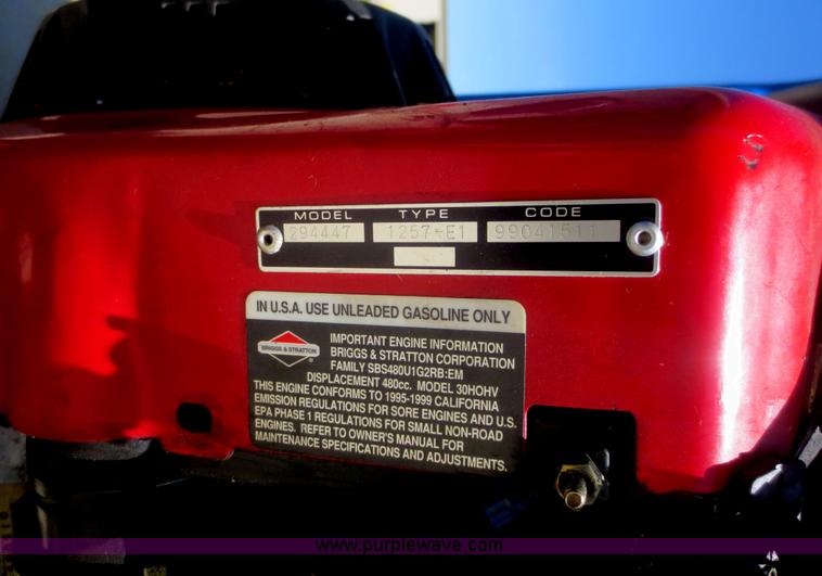 image for item F8246 Devilbiss GBV7000 generator