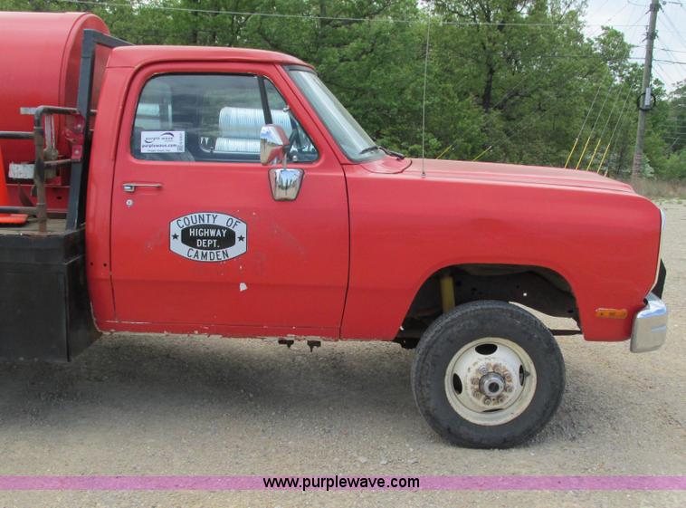 image for item G9307 1990 Dodge W350 pumper fire truck