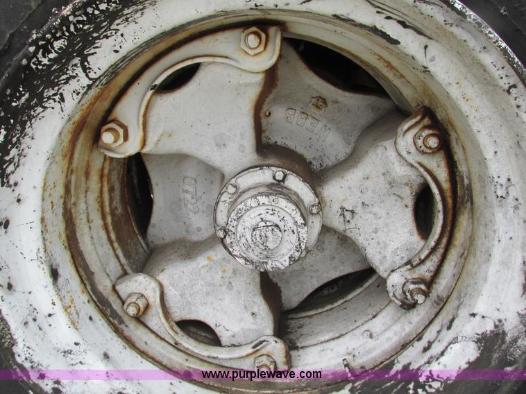 image for item G9319 1993 Homemade 40 ton equipment trailer