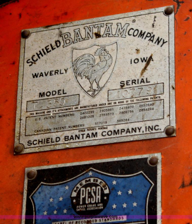 image for item H2056 1963 Bantam T350 18 ton crane truck