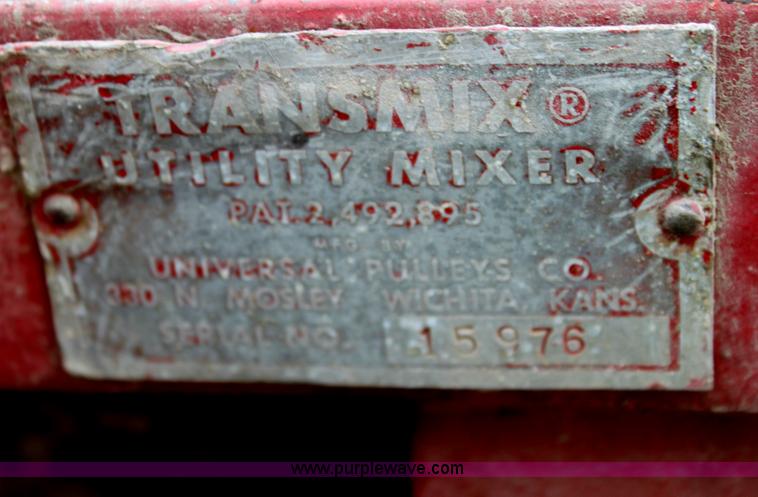 image for item H2060 Three point concrete mixer