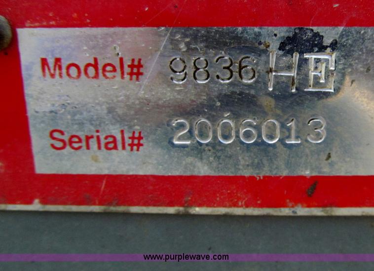 image for item I7021 1998 Heckendorn 9836HE Hydro lawn mower