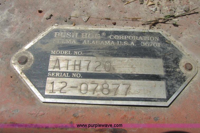 image for item I9724 Bush Hog ATH720 finish mower