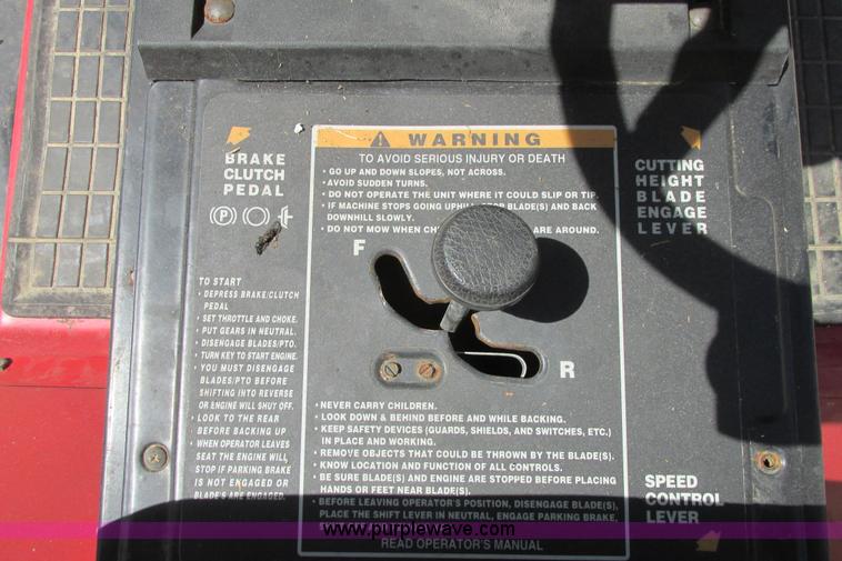 image for item I9731 Husky lawn mower