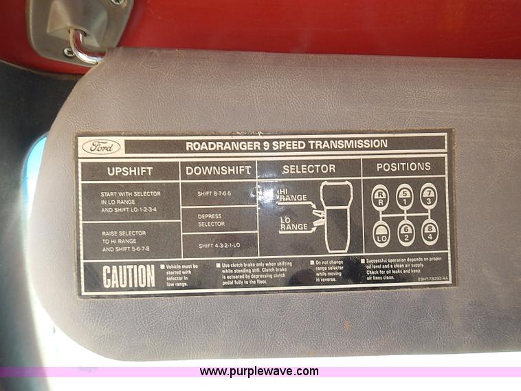 image for item J3194 1995 Ford F800 dump truck