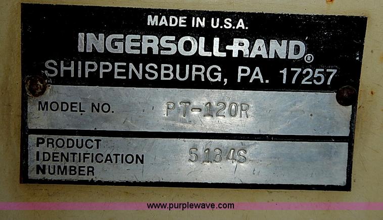 image for item J3212 Ingersoll Rand PT120R pneumatic roller