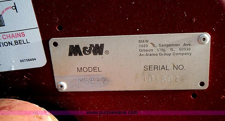 image for item J3224 M&W MSB-7 sickle bar mower