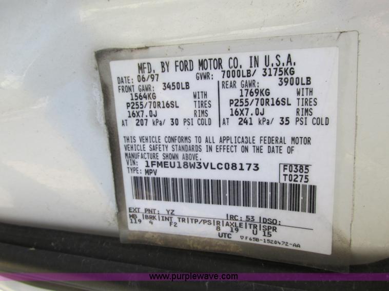 image for item Z9197 1997 Ford Expedition XLT SUV