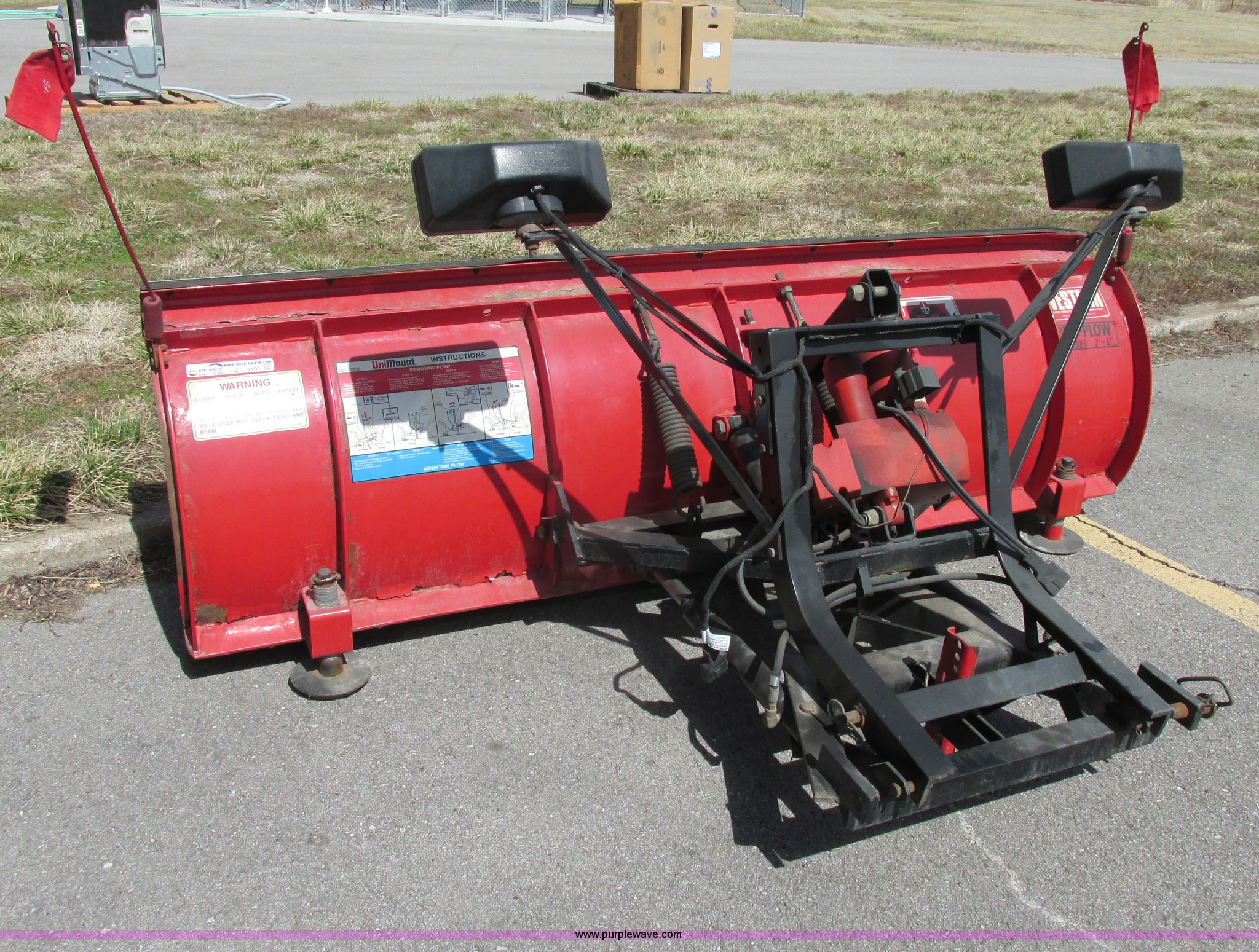 Western ProPlow 7.5'W snow plow in North Kansas City, MO Item Z9191
