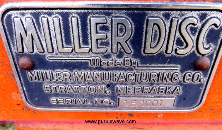 image for item H1882 Miller 12' tandem disk